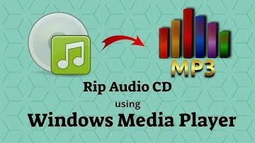 How to rip Audio CD to MP3 using Windows Media Player Tutorial
