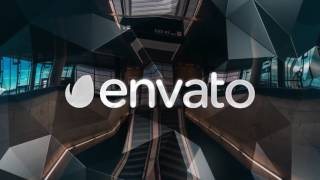 Triangle Glass Logo After Effects Template