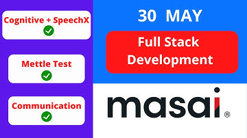 Masai School Admission Test | Full Stack Development msat test 30 May | Masai School