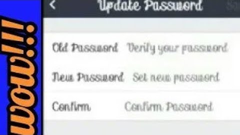 How to update your password on zoom cloud meeting