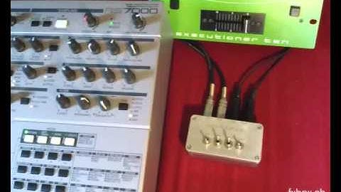 CrushBox on drums (RS7000 Yamaha)