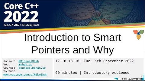 Introduction to Smart Pointers and Why