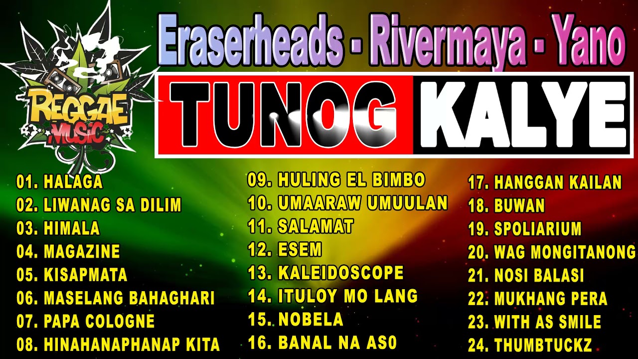 ⁣TUNOG KALYE 2021 - Reggae Music - Parokya ni Edgar, Rivermaya, Eraserheads, The Dawn, Yano....