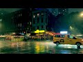 ⁴ᴷ⁶⁰ Walking in the Rain at Night in NYC | Rain walk at night in NYC