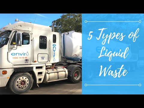 Video: Liquid waste: types and methods of disposal