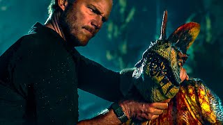 Chris Pratt: maestro de dinosaurios (las mejores 4 escenas de Jurassic World 3) 🌀 4K