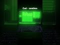 Zombies theme song #satisfyingvideo #coding #gaming #cod