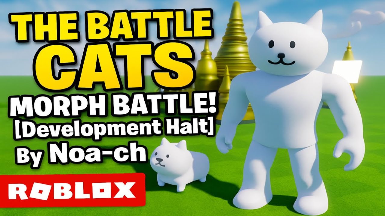 Vaizdo miniatiūra The Battle Cats morph battle![Development Halt] | Roblox | Žaidimo apžvalga
