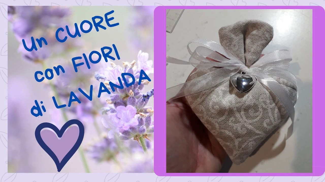 Un CUORE di FIORI di LAVANDA