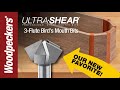 Ultra-Shear 3-Flute Bird's Mouth Bits | Woodpecker's Tools