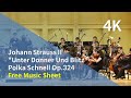 Johann Strauss II - Thunder and Lightning Polka, Op.324 | Free Music Sheet | 4K