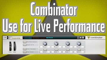 The Combinator: Use for Live Performances (Reason 5/Record 1.5 Tutorial)