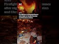 Firefighters extinguish flames after night of deadly Russian and Ukrainian strikes | Khaleej Times