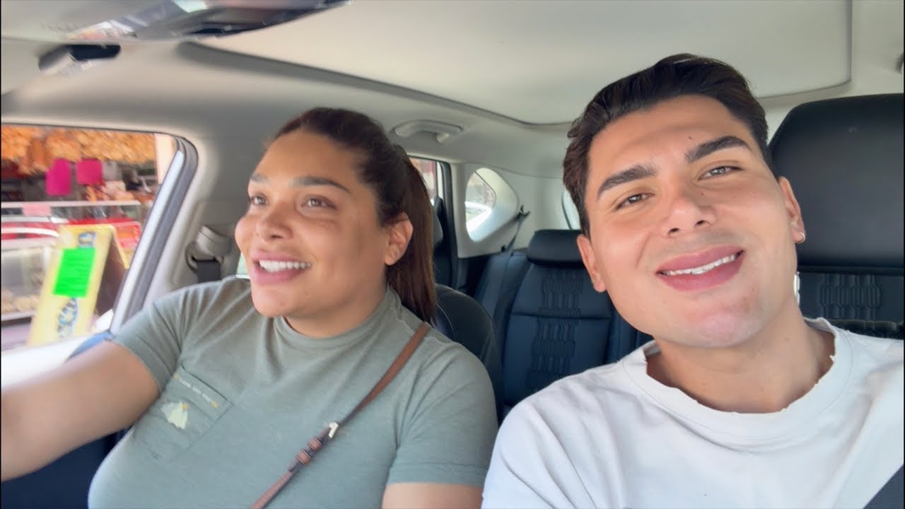 Comprando todo para las 7 cazuelas con Evelin