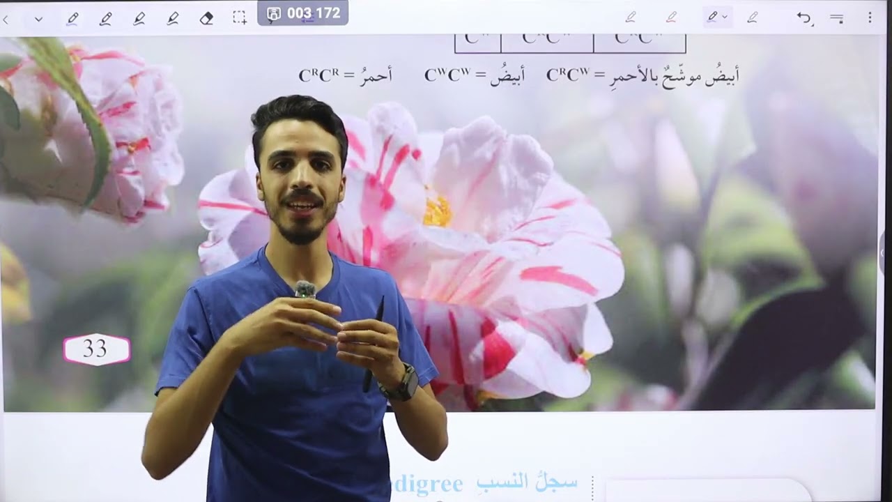 درس الوراثة علوم ثامن - الجزء الثاني- الأستاذ عزالدين القواسمي