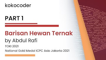 Algo Series #16 - Bahas Soal TLX Pemrograman Kompetitif 5D - Barisan Hewan Ternak (C++) | OSN Part 1