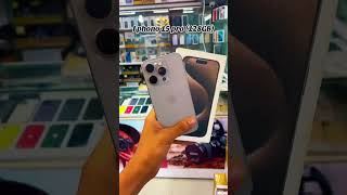 📱 iPhone 15 Pro (128GB) – Silver Colour ✨🔥🔹 Storage: 128GB🔹 Battery Health: 85% 💰 Price: 82000tk