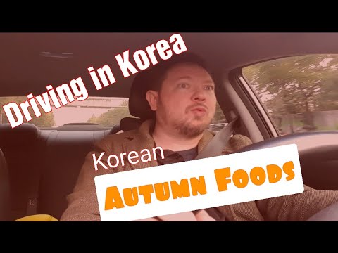 Driving in Korea - Autumn Foods