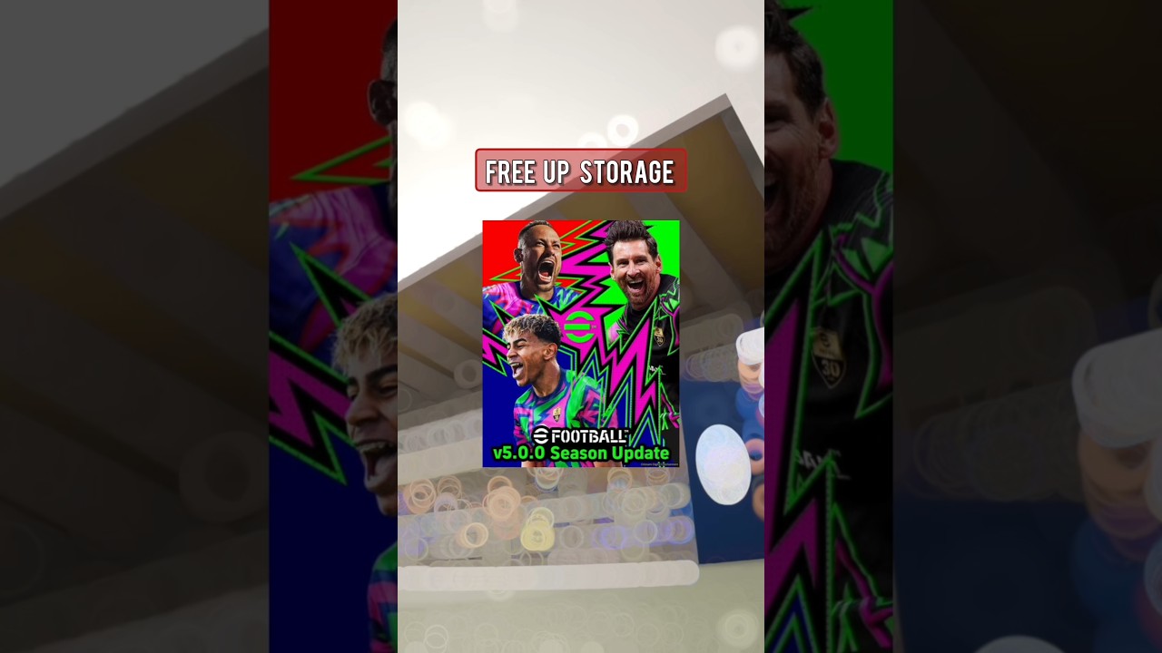 🧹 FREE UP STORAGE before the eFootball 2026 update! ⚽📱 