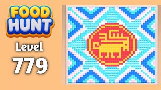 Food Hunt Pixel puzzle level 779 walkthrough solution gameplay 