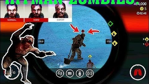 Hitman sniper - android gameplay||zombies mode || zombies in hitman.. #hitman