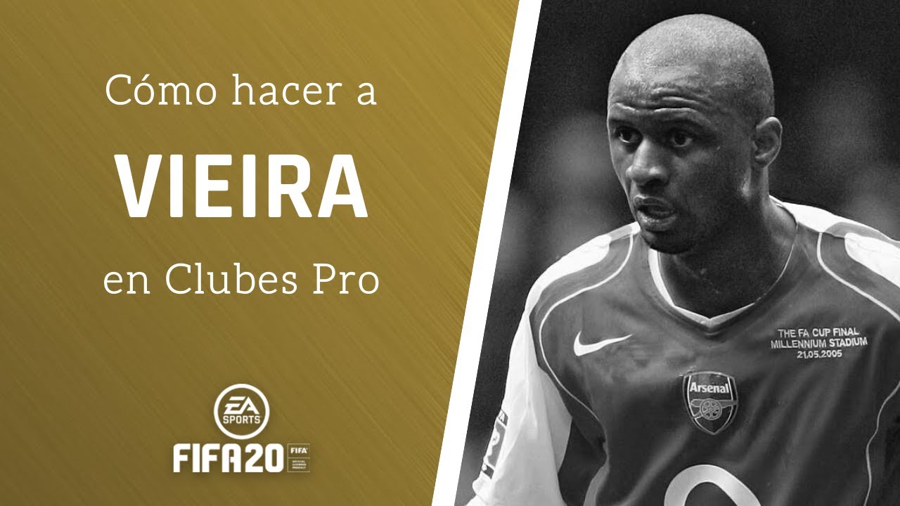 ⚽ FIFA 20 | Cómo hacer a VIEIRA en CLUBES PRO ✔️