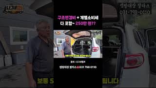 구조변경비 + 개별소비세 다 포함 이 가격이라고?? #suv차박 #차박키트 #차박평탄화
