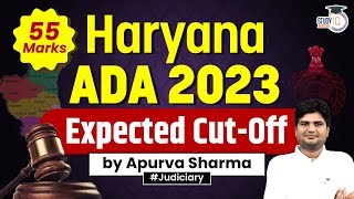 Haryana ADA 2023 | Expected Cut-Off Analysis | By Apurva Sharma | StudyIQ Judiciary