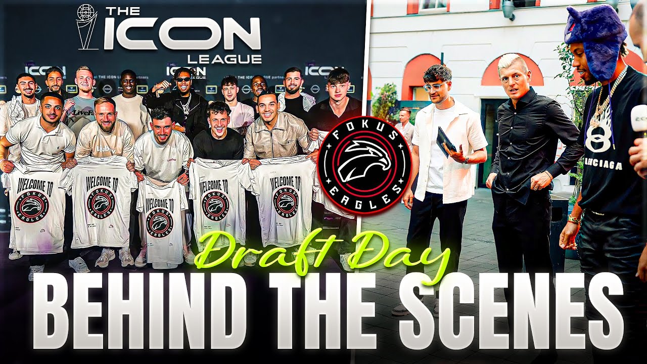 ICON LEAGUE DRAFT DAY BEHIND THE SCENES VLOG!🤩🏆