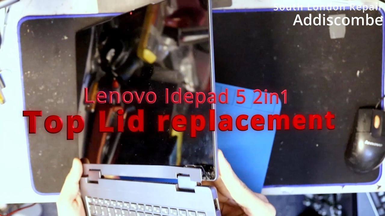 Lenovo Ideapad 5 2in1 broken hinge repair - YouTube