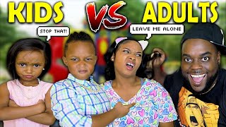 KIDS AND PARENTS SWAP PLACES for 24 HOURS CHALLENGE! | THE BEAST FAM