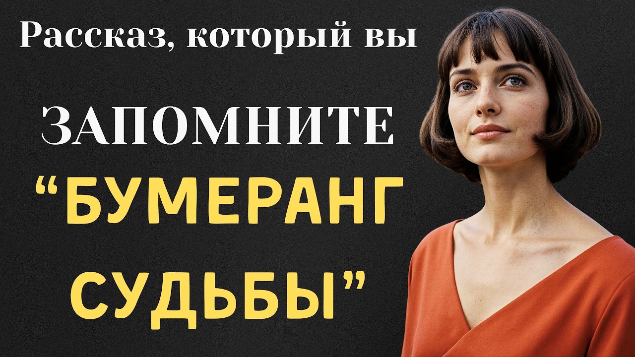 "БУМЕРАНГ СУДЬБЫ" Я плакала когда читала эту историю... Рассказ, который вы запомните. История.