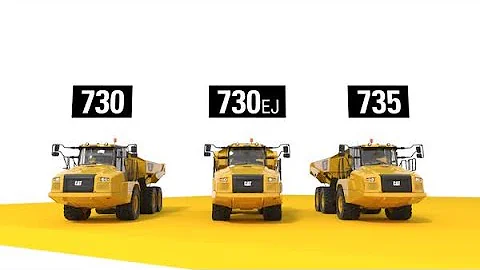 730, 730 EJ & 735 Cat® Articulated Trucks