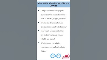 Very Important DevOps Interview Questions #Devops