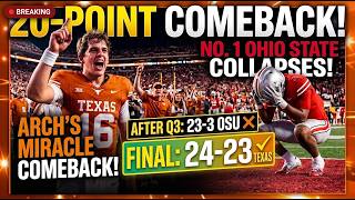 Arch Manning Stuns Ohio State in Historic Comeback