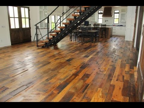 Install tips for reclaimed mixed hardwoods engineered floor & finish with  Waterlox tung oil - YouTube
