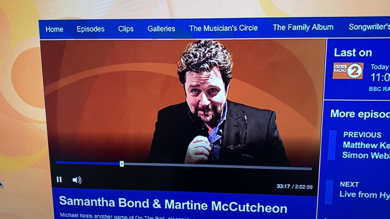 Michael Ball mentions Eldorado on his Radio 2 show 4/9/2017