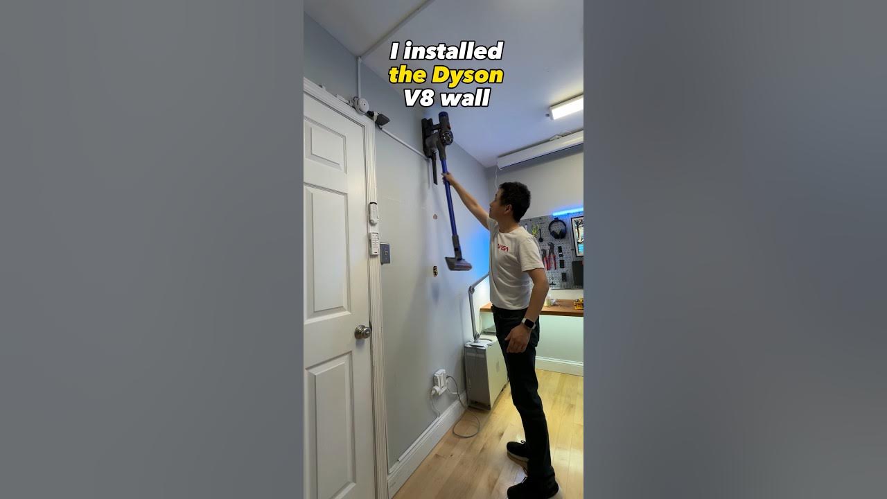 How to accurately find studs and install Dyson V8 Wall Mounted Charger