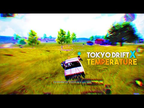 Tokyo Drift X Temperature 🖤  Bgmi montage | Gorzo