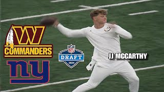 EVERY THROW: JJ McCarthy Full NFL Pro Day Debut 🔥 “BEST QB IN 2024 DRAFT?!”