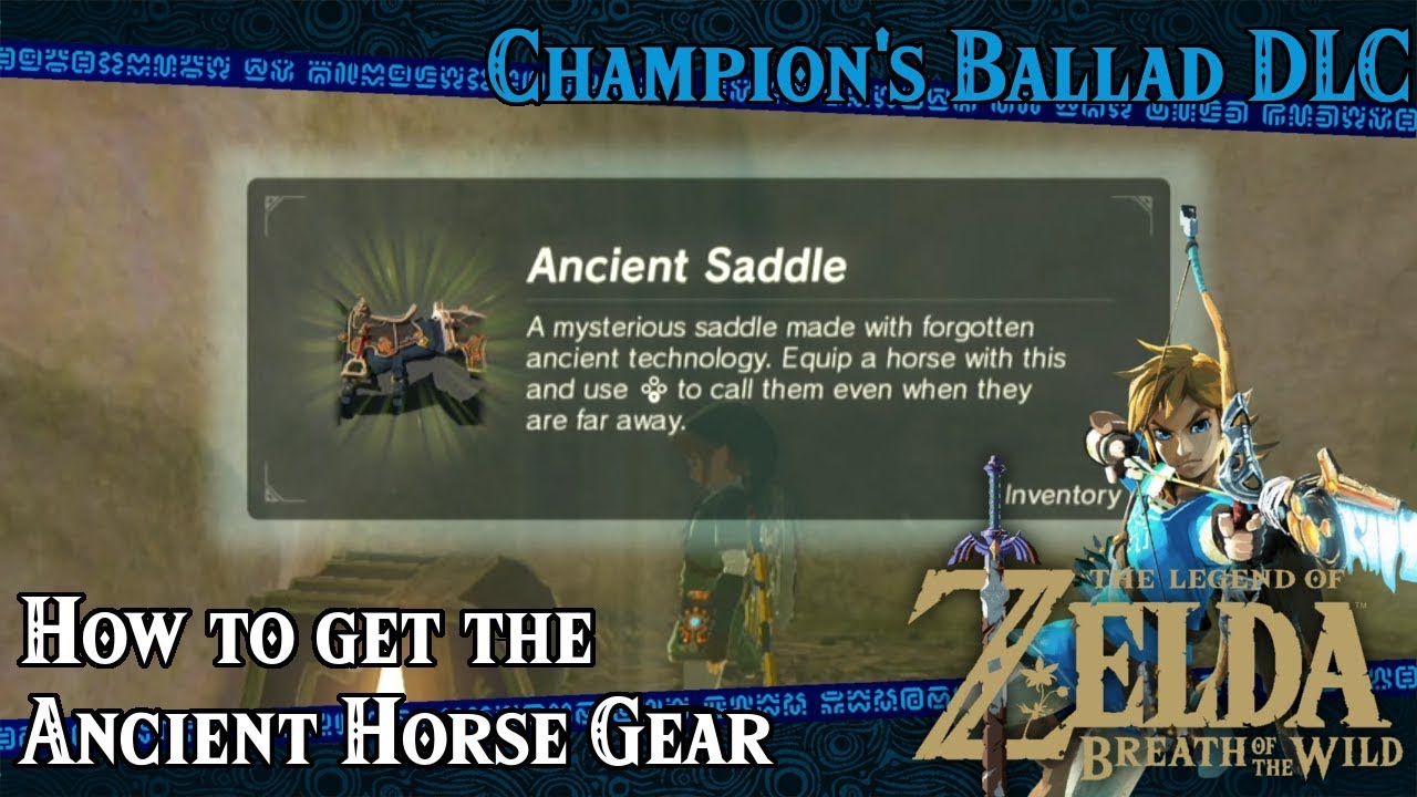 How to find the Ancient Horse Gear! The Legend of Zelda Breath of