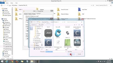 how to change folder icon on windows 8/8.1