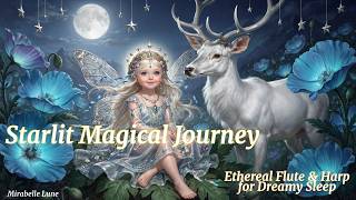 Himalayan Blue Poppy Starlight–White Stag’s Magical Journey • Ethereal Flute & Harp for Dreamy Sleep