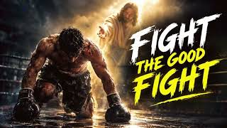 FIGHT THE GOOD FIGHT 🔥 Christian Motivational Rap | Never Give Up | God Is With You