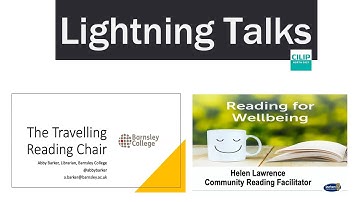 2 Lightning Talks presented at Beyond the Horizon 2023 (CILIP NE)