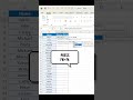 Excel Tips #shorts #short #shortsfeed #shortsvideo #shortvideo #youtubeshorts #youtube #viralvideo