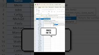 Excel Tips #shorts #short #shortsfeed #shortsvideo #shortvideo #youtubeshorts #youtube #viralvideo