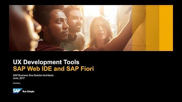 (한글자막) SAP Fiori app 생성 및 배포 1/8  XSOData 데모 - 준비