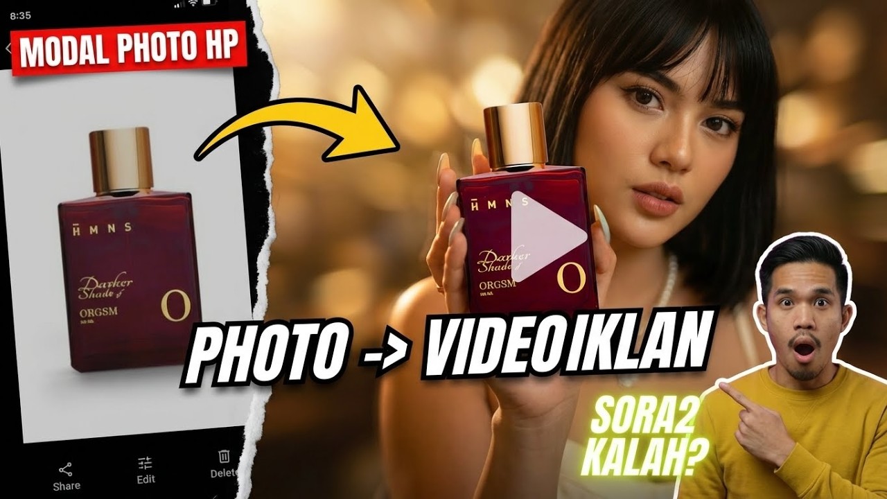 Sora Kalah? Google Veo Bikin Karakter Iklan Affiliate Super Konsisten Modal Foto Doang!