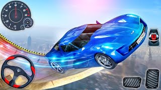 Double Impossible Mega Ramp 3D - Vertical Car Stunts Tracks Racing - Android GamePlay screenshot 5